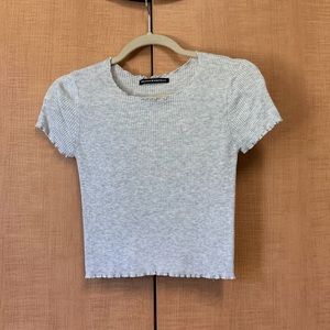 Brandy Melville Scallop Hem Top